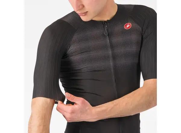 Castelli Aero Race 8S men's jersey short sleeve Black