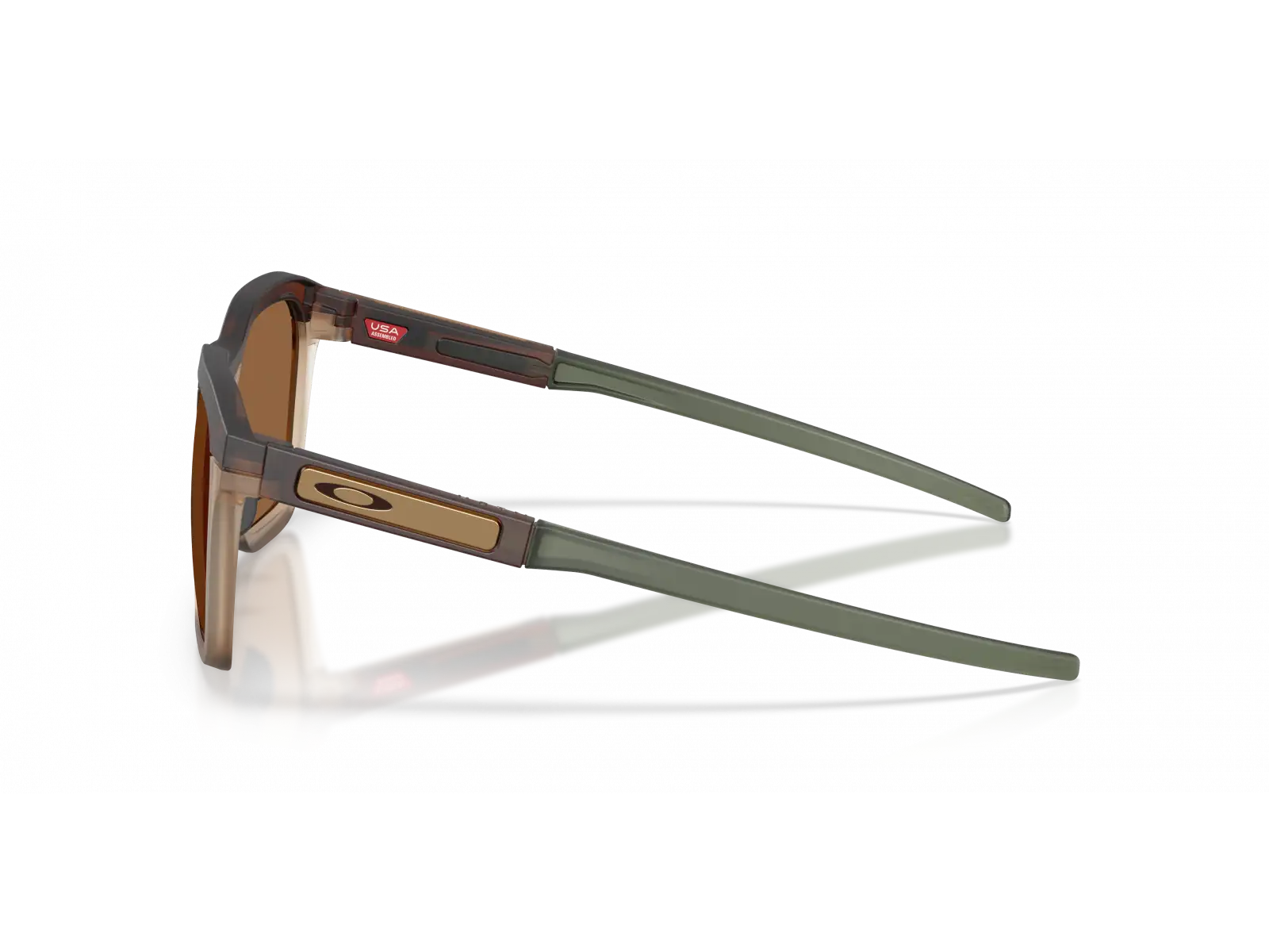 Oakley HSTN SQ 2.0 glasses Matte Rootbeer/Prizm Bronze