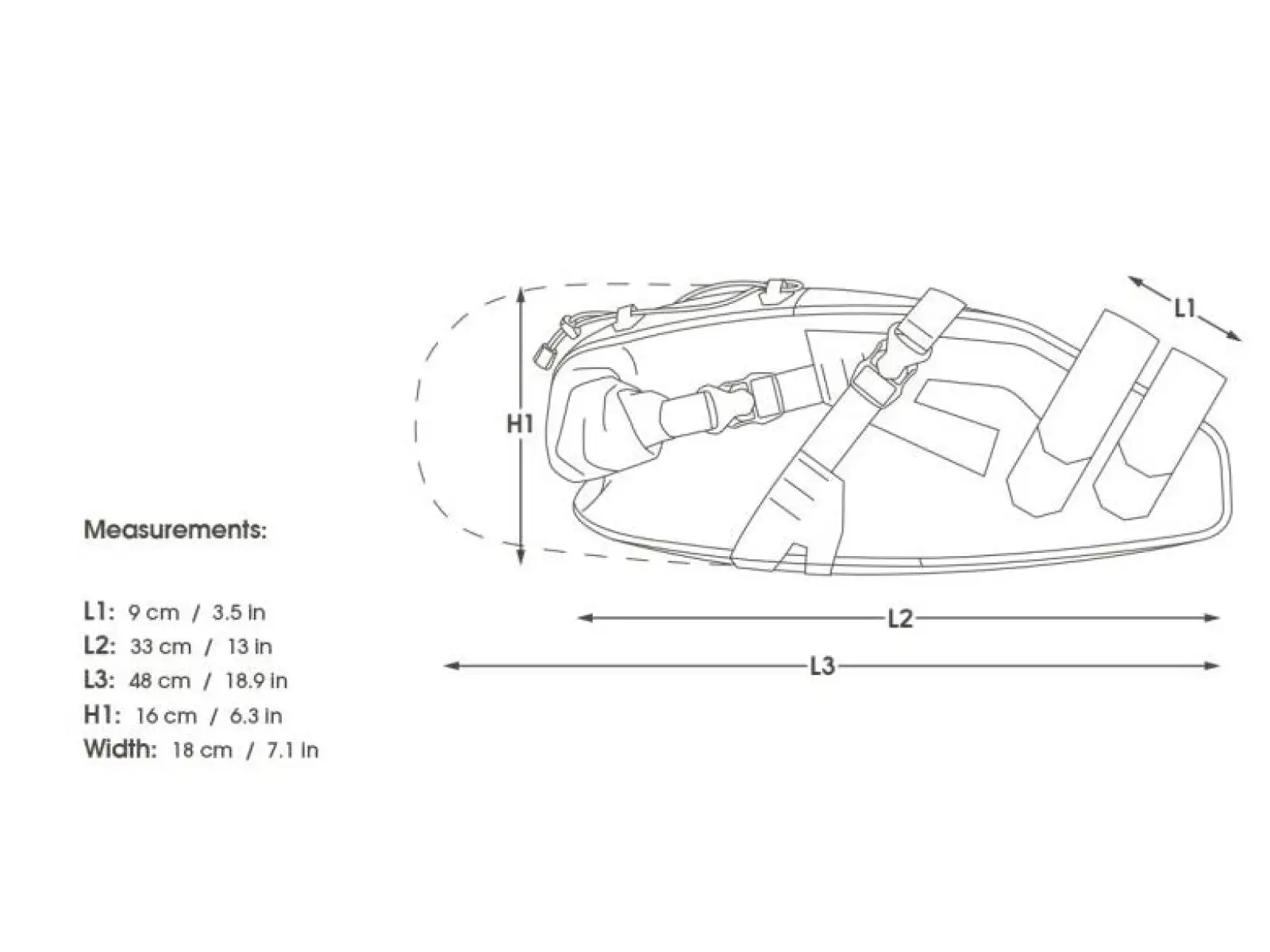 Apidura Expedition saddle pack 14 l  saddle bag
