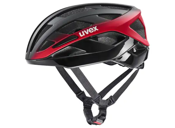 Uvex I-volute helmet Black/Red Matt
