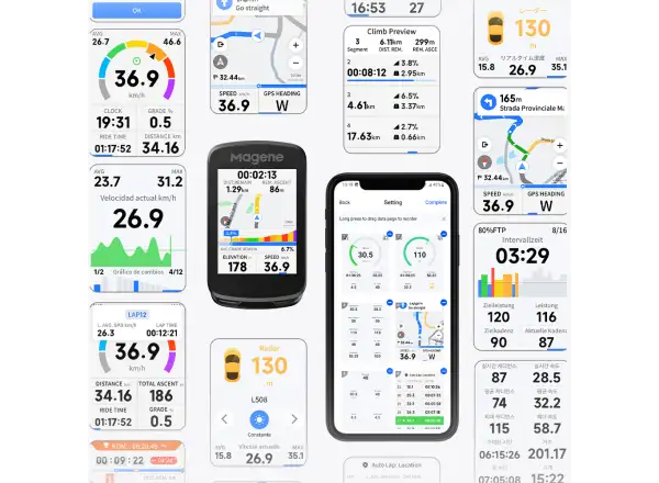 Magene C606 V2 GPS bike computer