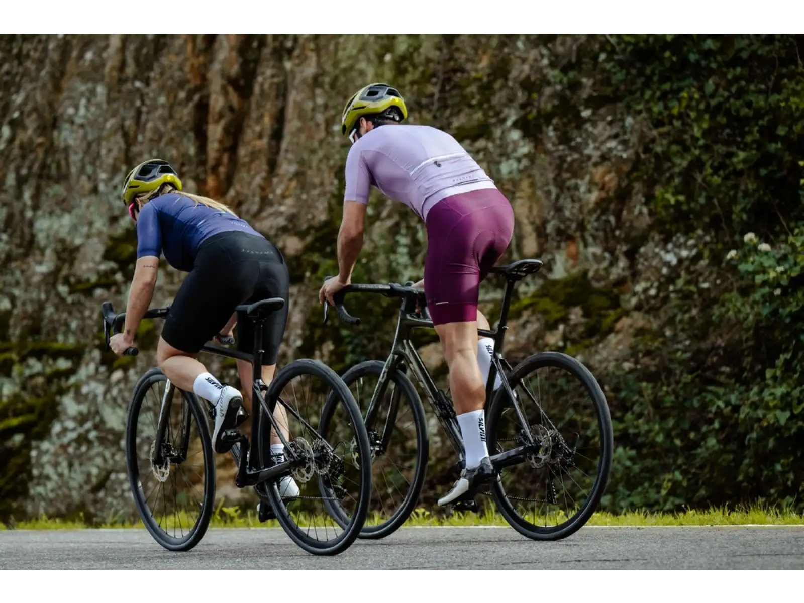 Silvini Mazzano men's jersey short sleeve Lilac/Navy
