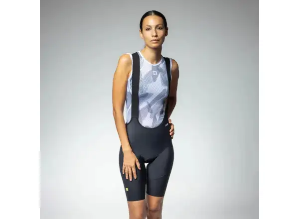 Alé R-EV1 Hammer 2.0 women's shorts with padding and bib Black
