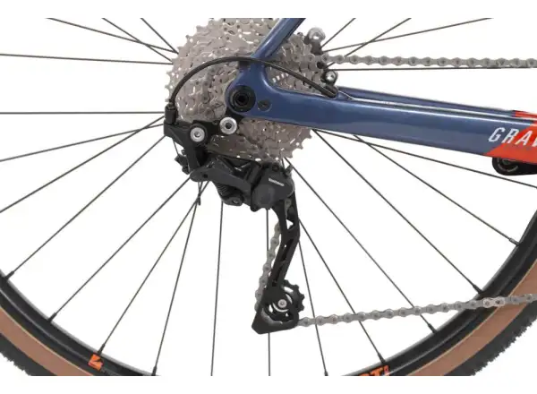 Rock Machine Gravelride CRB 700 gravel bike gloss dark blue/brick orange/silver