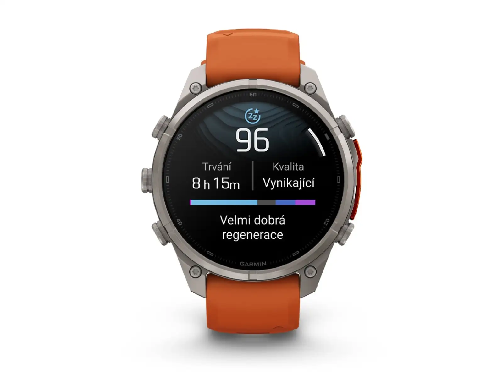 Garmin Fénix 9 Pro inReach 47 mm smart watch Titanium Autumn orange/Spark orange