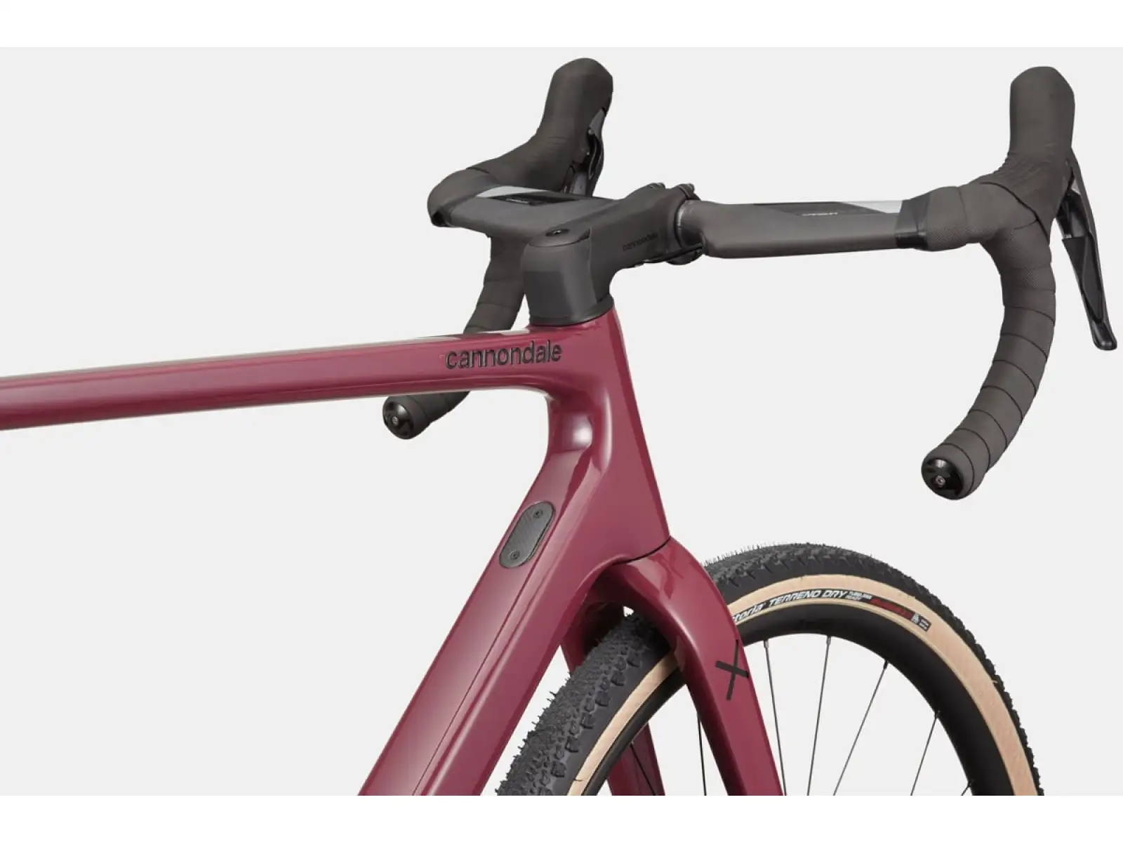 Cannondale SuperSix EVO SE 1 gravel bike Black Cherry