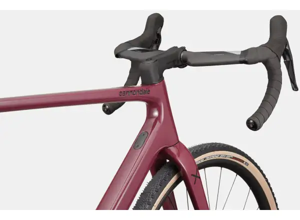 Cannondale SuperSix EVO SE 1 gravel bike Black Cherry