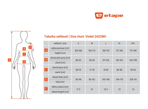 Etape Violet women's short sleeve cycling jersey Mint/Black