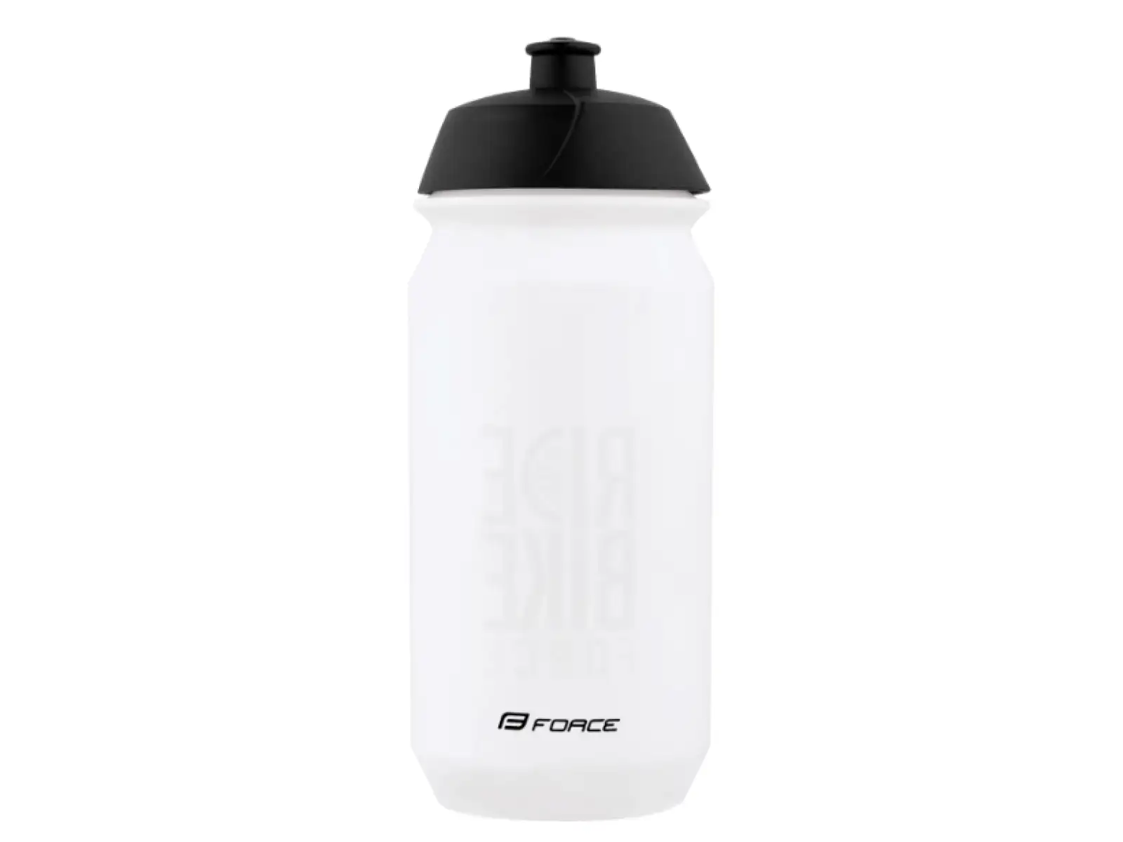 Force Ride Bike cycling bottle 500 ml transparent/black