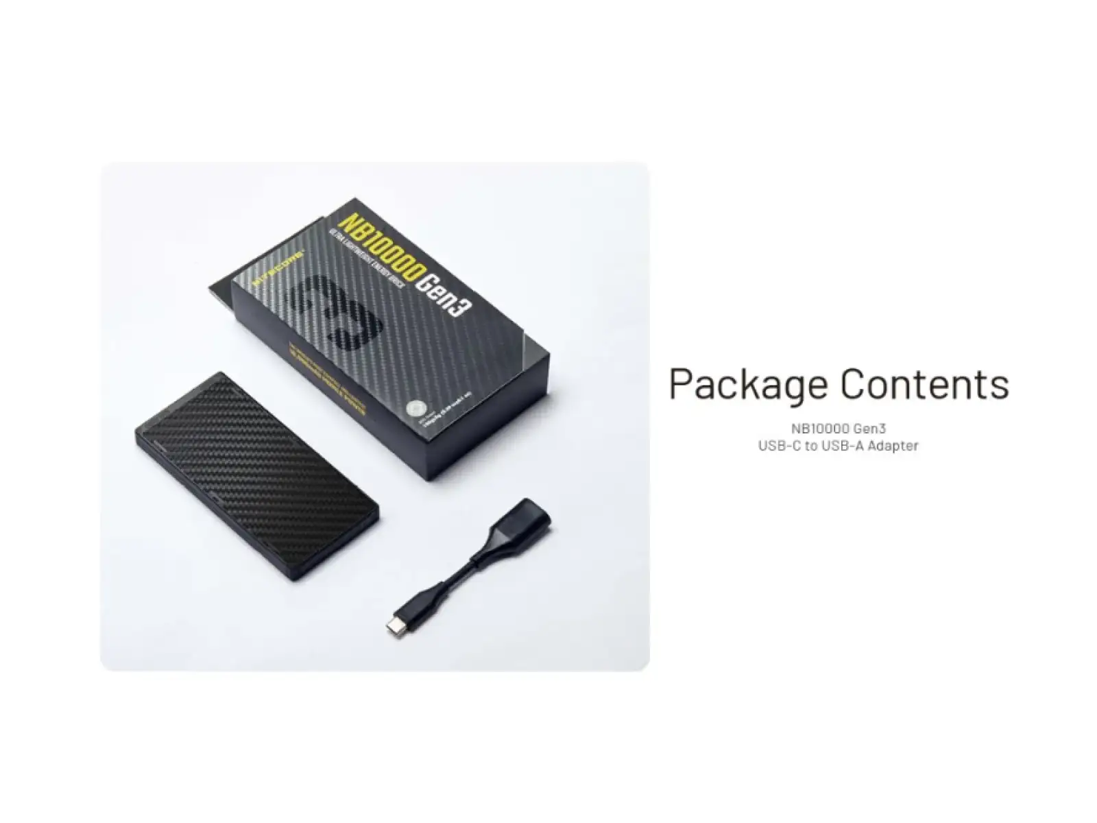 Nitecore high-performance Powerbank NB10000 Gen3