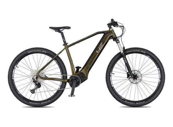 4EVER Exstream Elite Electric Mountain Bike Jungle Gold/Mirror