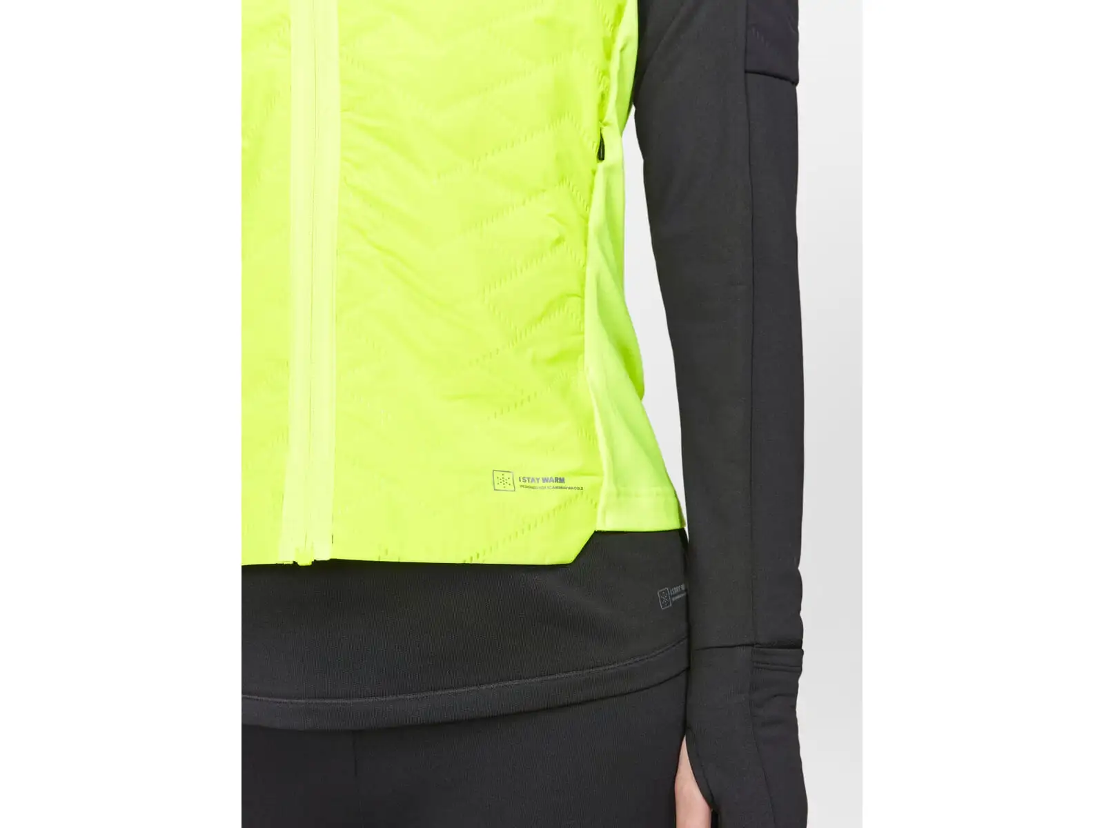 Craft ADV SubZ Lumen women's running vest yellow