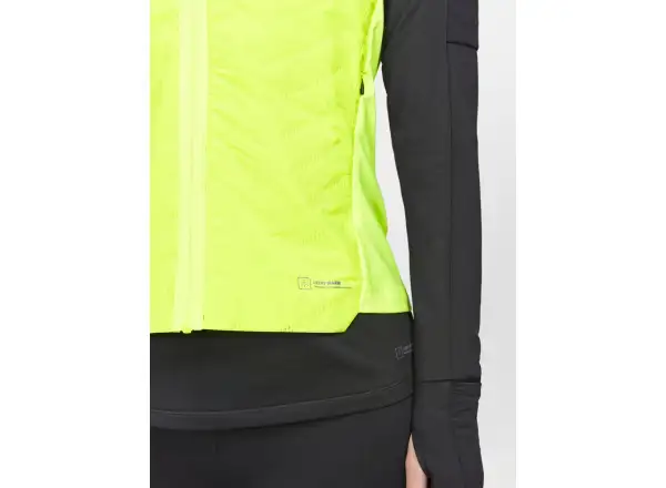 Craft ADV SubZ Lumen women's running vest yellow
