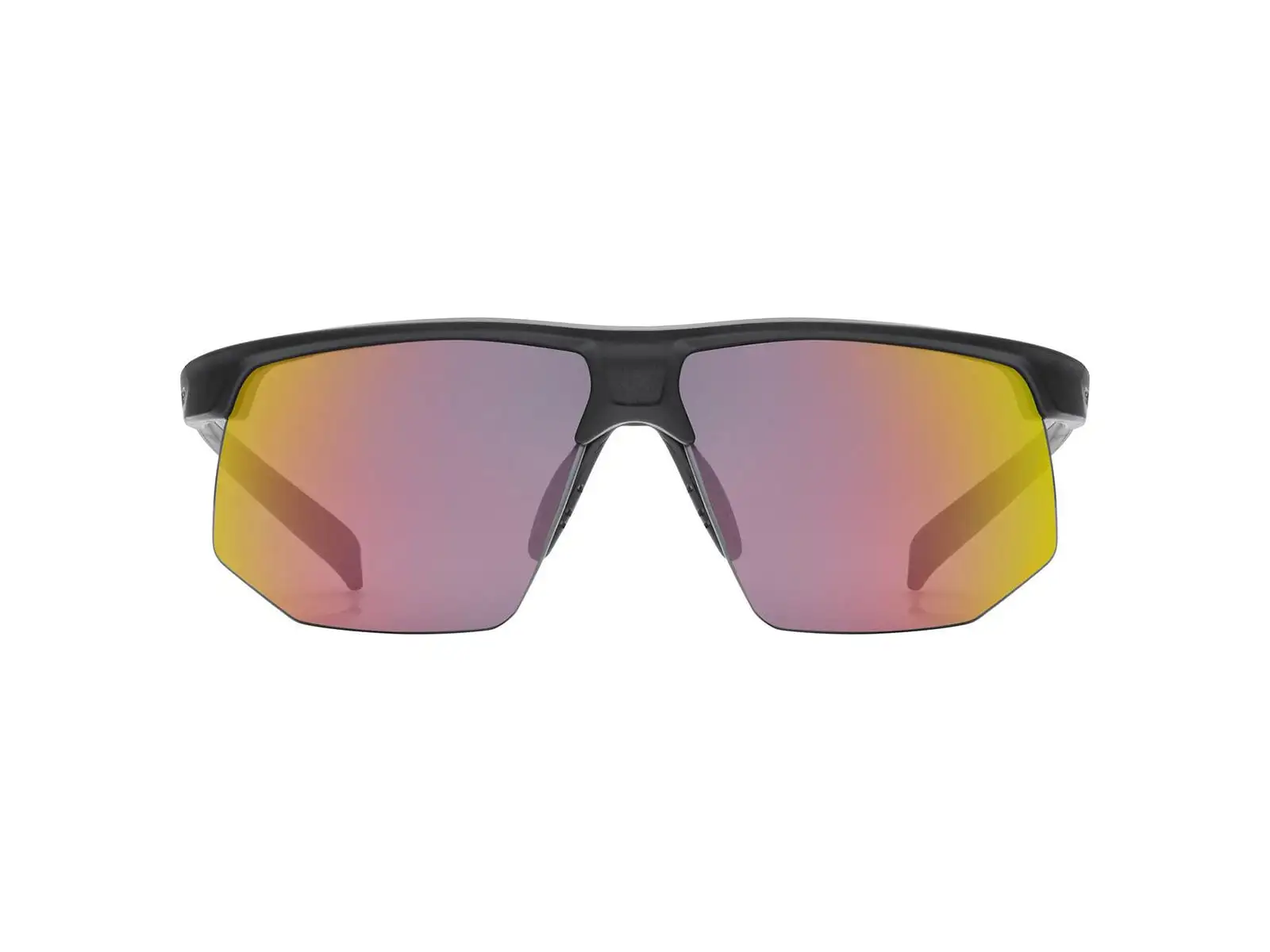 Uvex Aerios Glasses Black Matt / Mir. Red