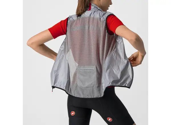 Castelli Aria women's vest Silver Gray