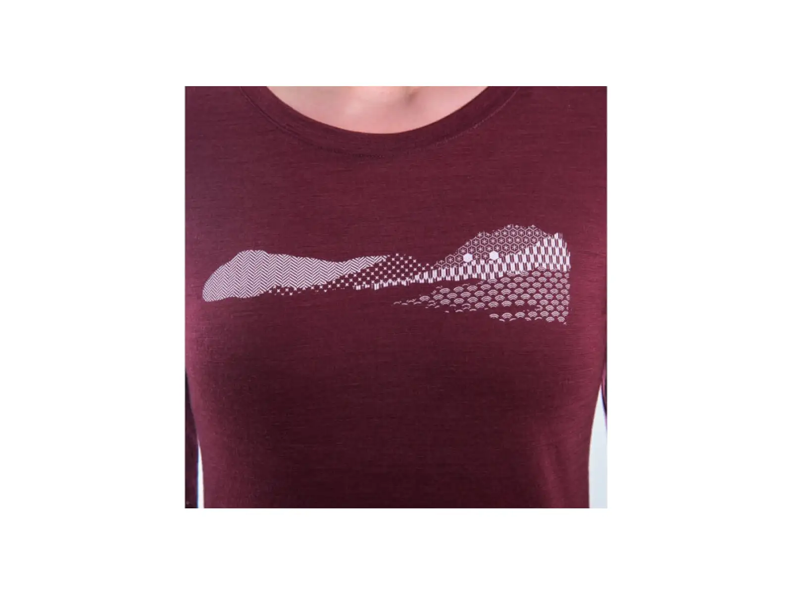 Sensor Merino Air PT Hills women's long sleeve shirt Port Red