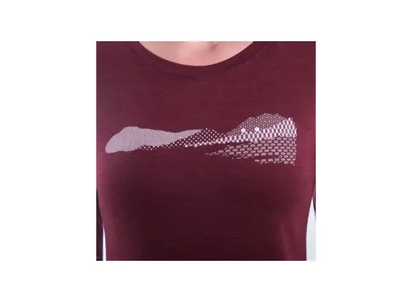 Sensor Merino Air PT Hills women's long sleeve shirt Port Red