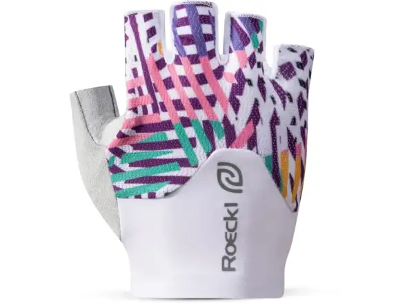 Roeckl Deleni 2 women's cycling gloves White/Multicolor