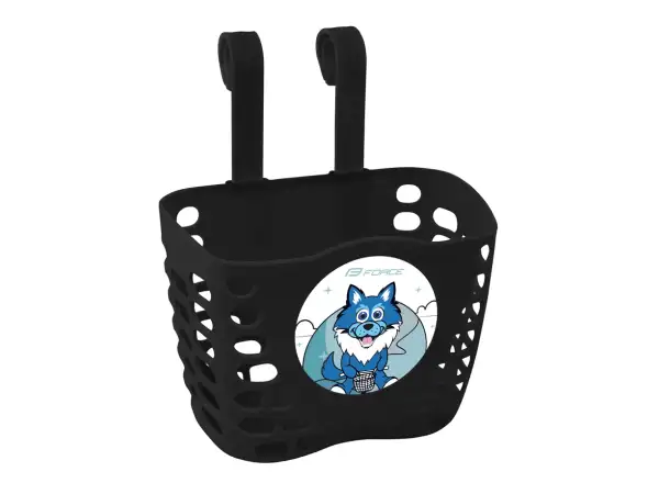 Force kids handlebar basket black