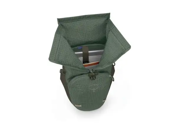 In stock New Osprey Transporter Roll Top backpack Pine Leaf
