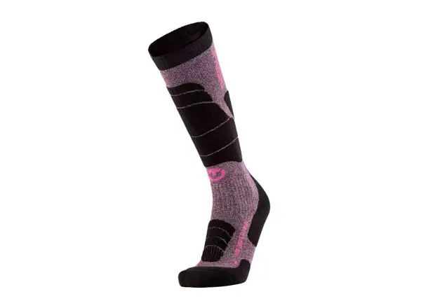 Thermic Ski Merino Reflector women's socks purple/gold