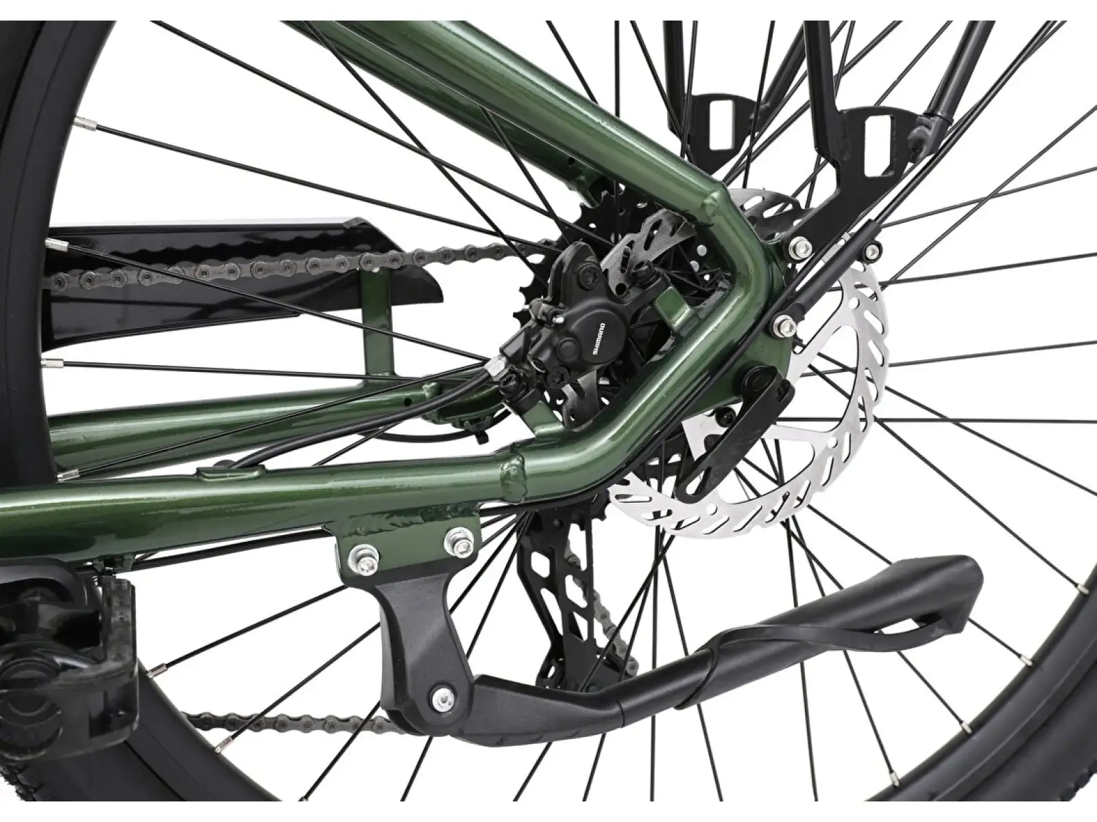 CANULL City 2 720 Wh low-step electric bike forest green