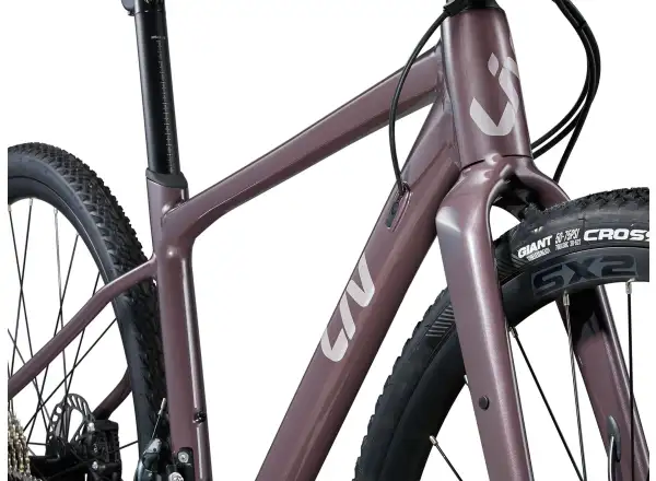 Liv Devote 1 women's gravel bike Charcoal Plum