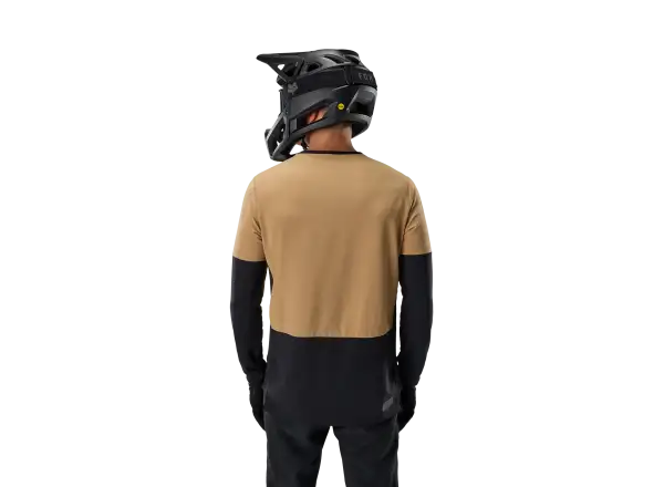 Fox Defend Thermal men's jersey long sleeve Brown Sugar
