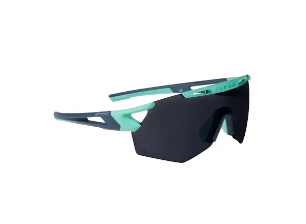 Force Arcade cycling glasses Mint-stormy Blue/black mirror lenses