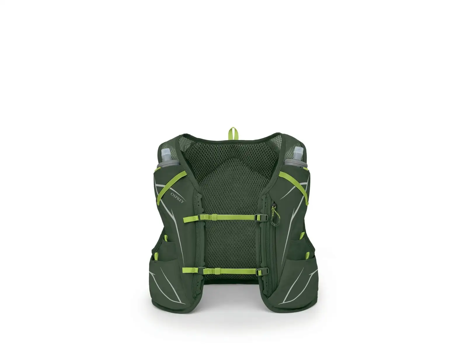 Osprey Duro 6 L Trail Running Vest + 2x Hydraulics 0.5 L Bottles Seaweed Green/Limon