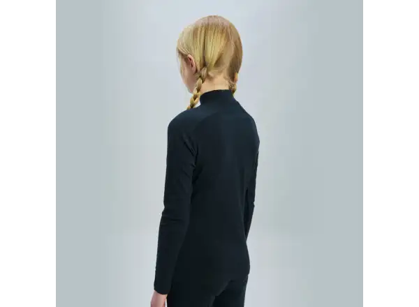 POC Layer Merino children's base t-shirt long sleeve Uranium Black