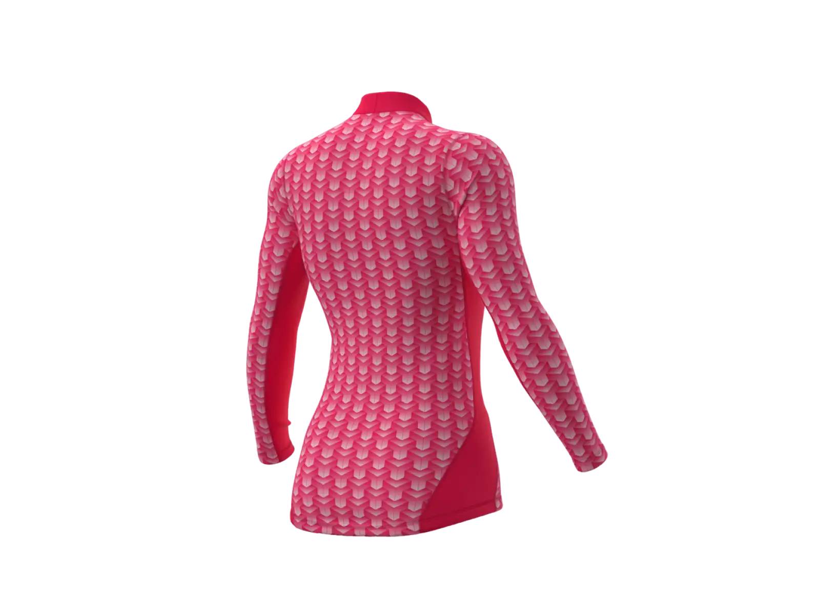 Alé Intimo Cubes women's functional shirt long sleeve strawberry