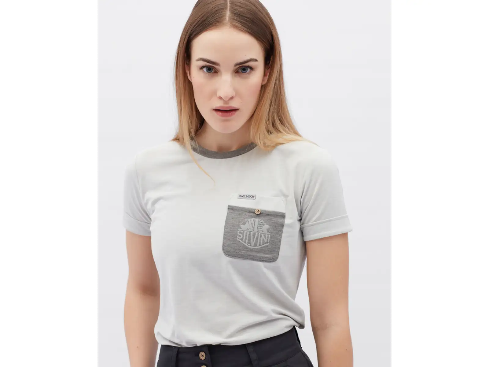 Silvini Calvisia women's T-shirt short sleeve Cloud/Grey