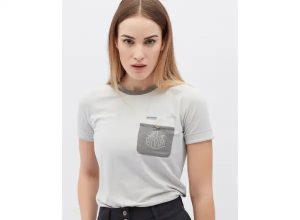 Silvini Calvisia women's T-shirt short sleeve Cloud/Grey