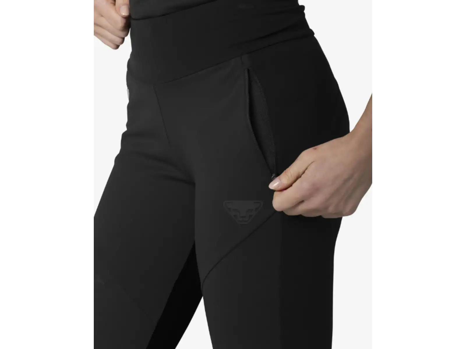 Dynafit Alpine Softshell Hybrid women's running pants Black Out