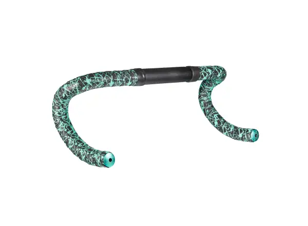 Supacaz Super Sticky Kush Splat tape Celeste/Celeste plugs