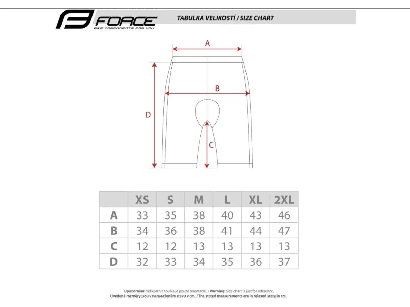 Force Support inner shorts with pad black