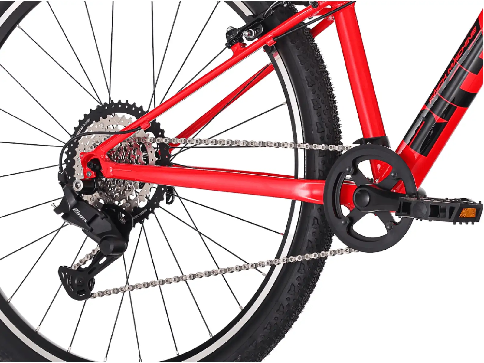 Rock Machine RIFF JR 27 kids bike Gloss Fire Red