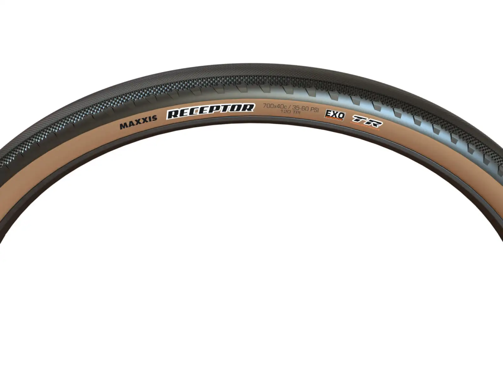 Maxxis Receptor Hypr-X/EXO/TR/Tanwall 700x40" gravel tire kevlar