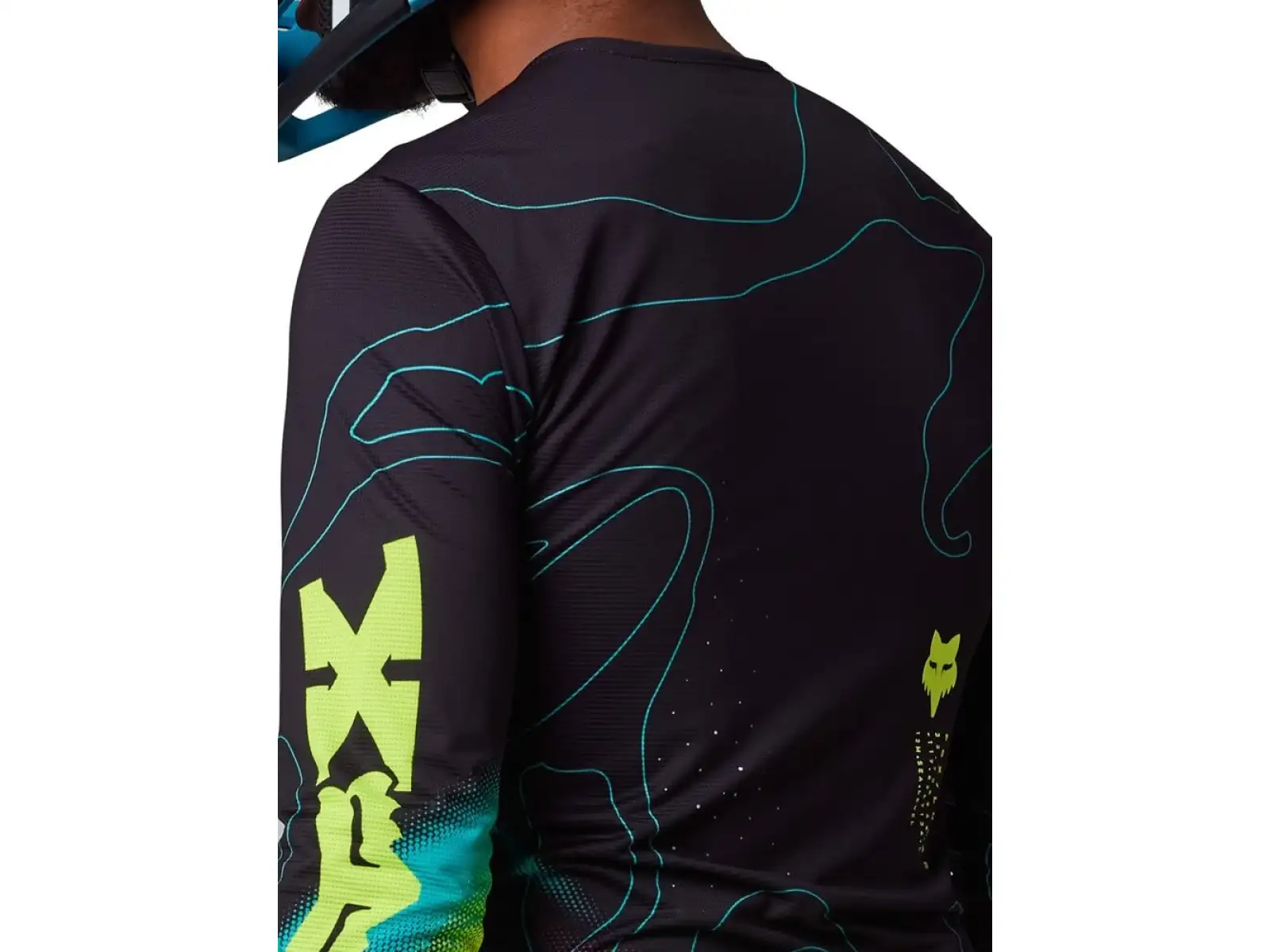 Fox Flexair Lunar men's jersey long sleeve Black