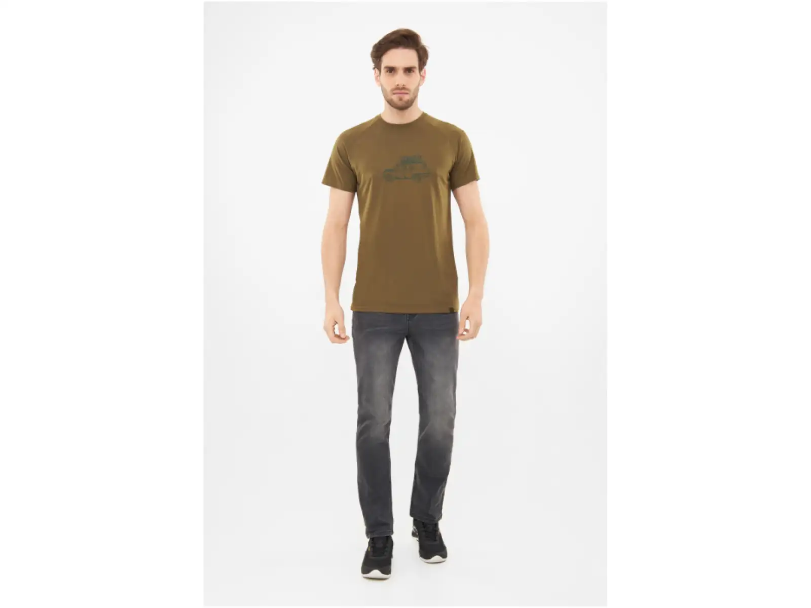 Viking Likelo men's T-shirt short sleeve Olive
