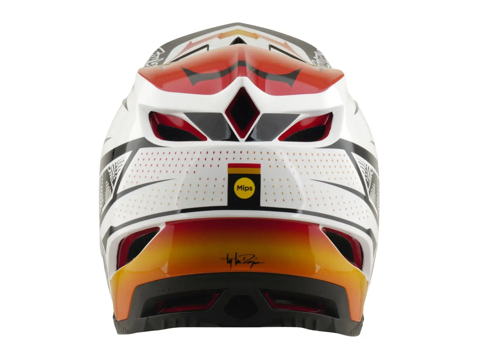 Troy Lee Designs D4 Composite MIPS helmet Lined up White