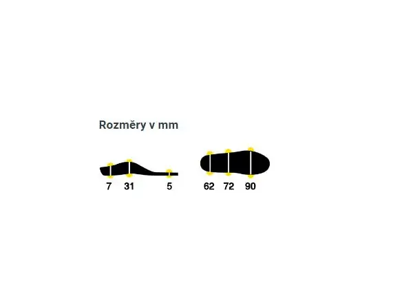Sidas 3Feet Outdoor Mid insoles medium arch 1 pair