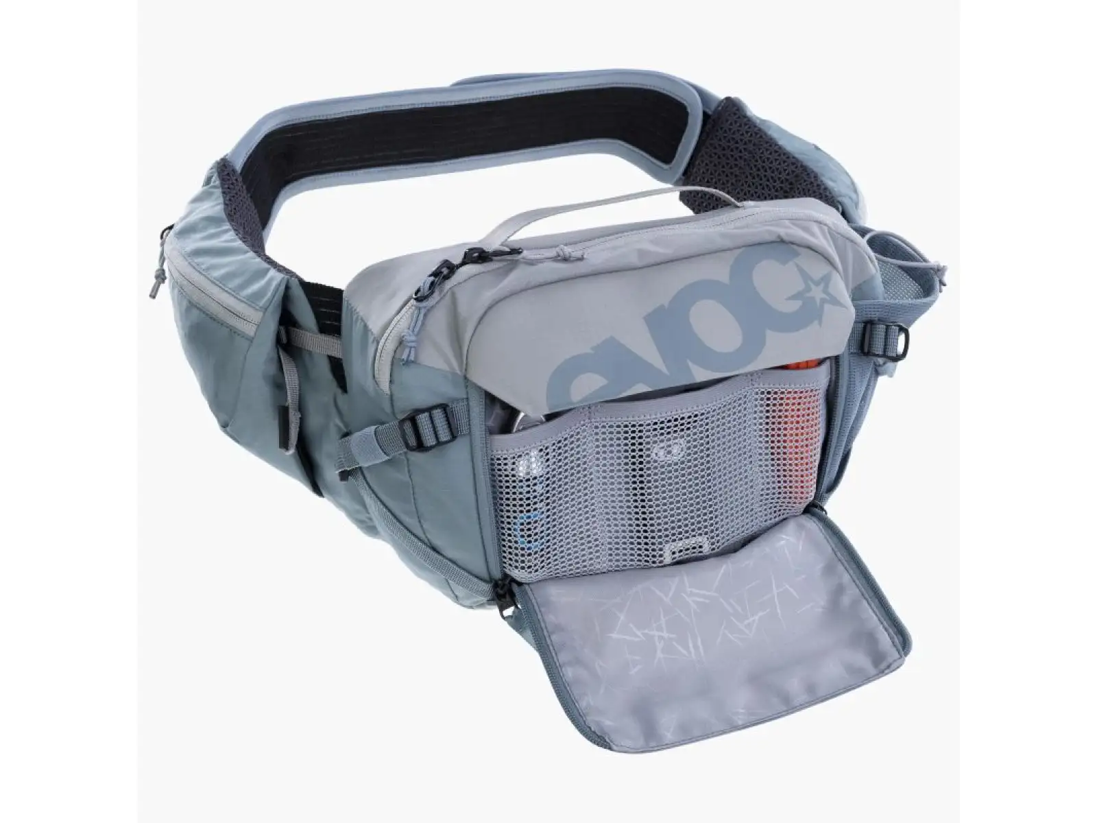 Evoc Hip Pack Pro 3 l waist bag + hydration bladder 1.5 l Steel/Stone