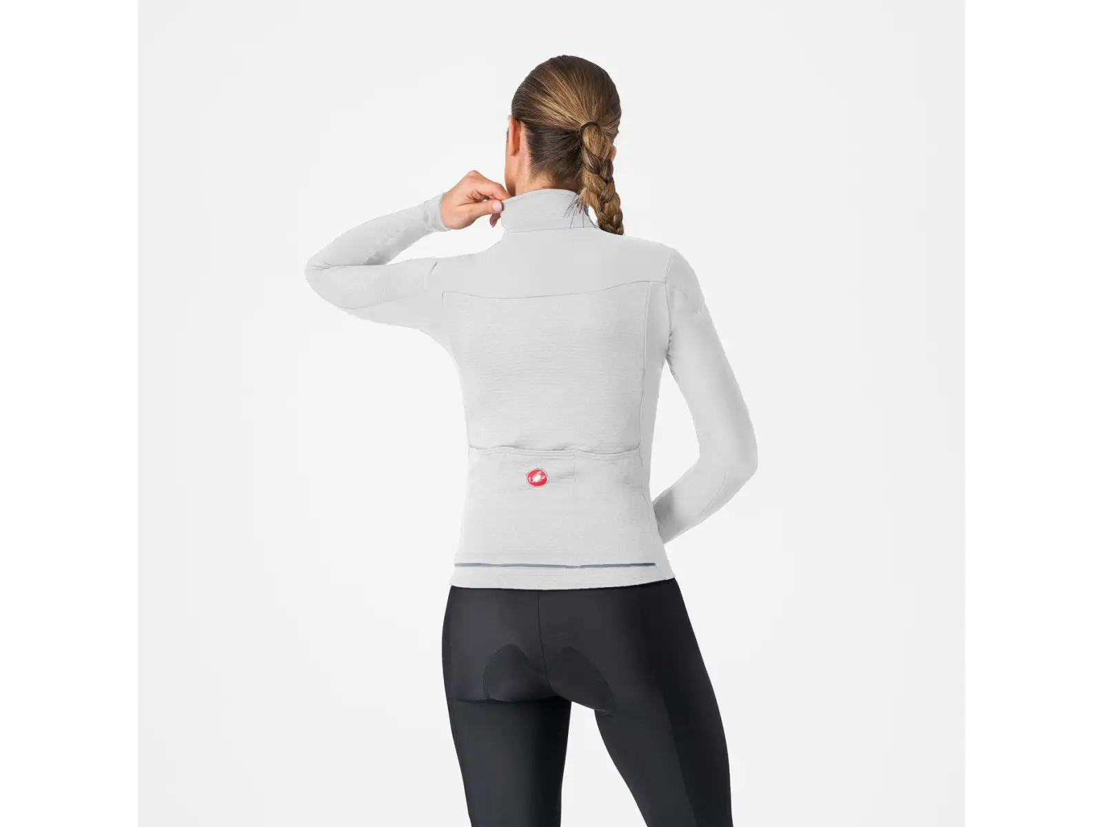 Castelli Sfida 3 women's jersey Silver Gray
