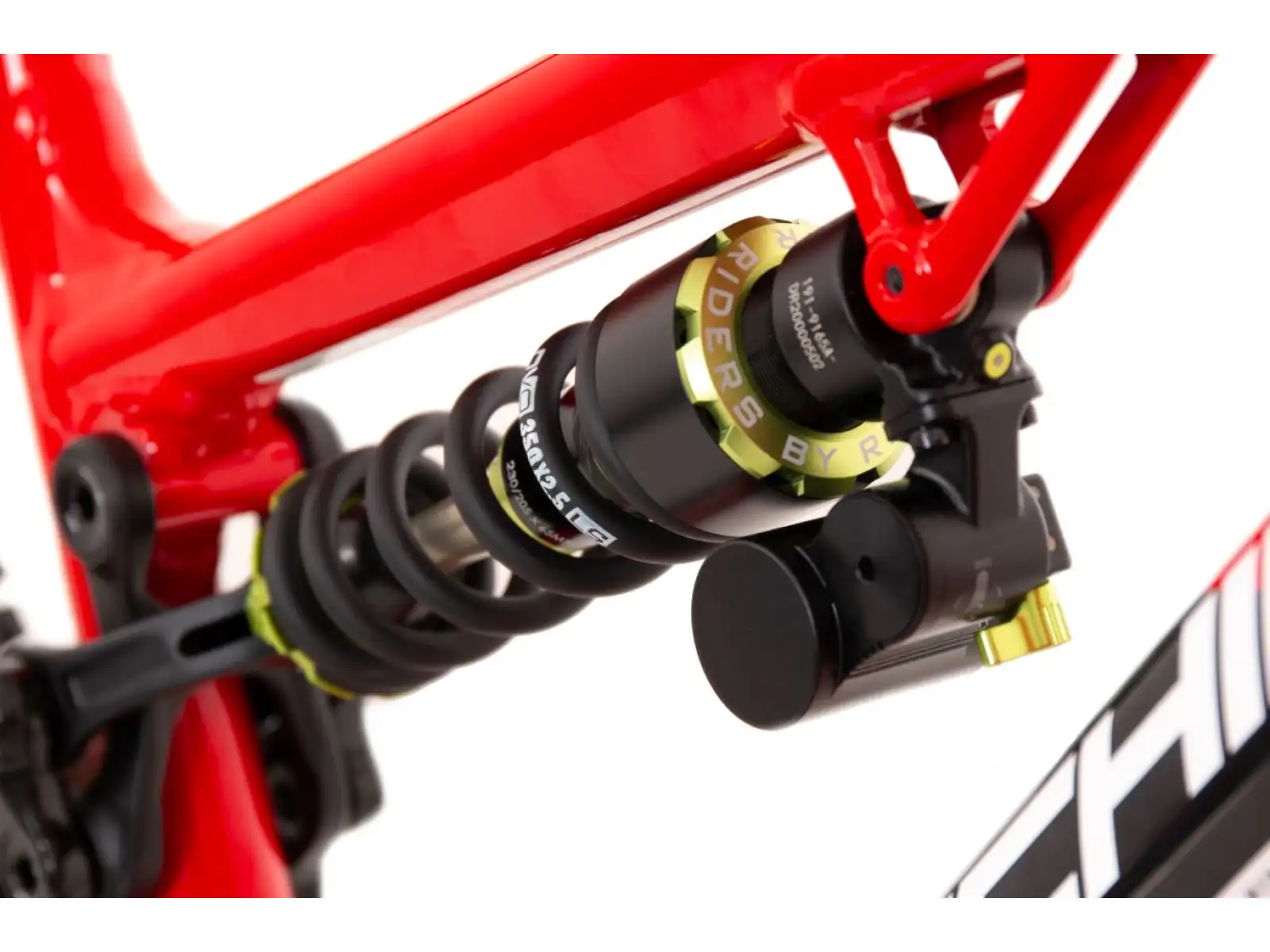 Rock Machine Blizzard 70-297 red/white full suspension mountain bike