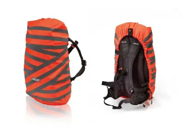 XLC rain cover for backpack 25 l orange/silver