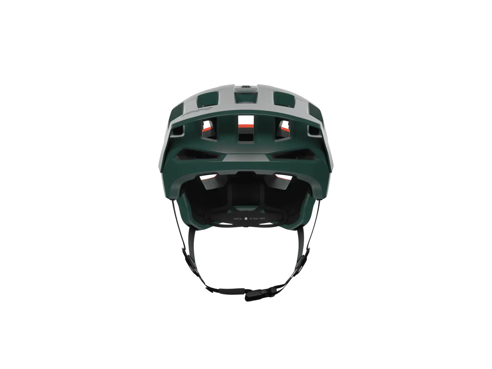 POC Kortal Race MIPS MTB helmet Pargasite Green Matt/Fluorescent Orange Matt