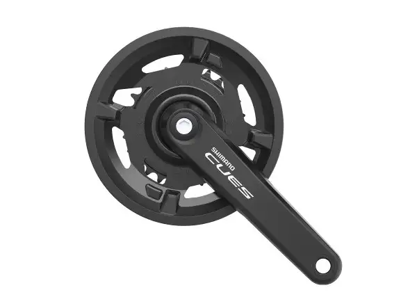 Shimano CUES FC-U4000-2 Crankset 9/10/11sp. 40/26 Teeth with Cover