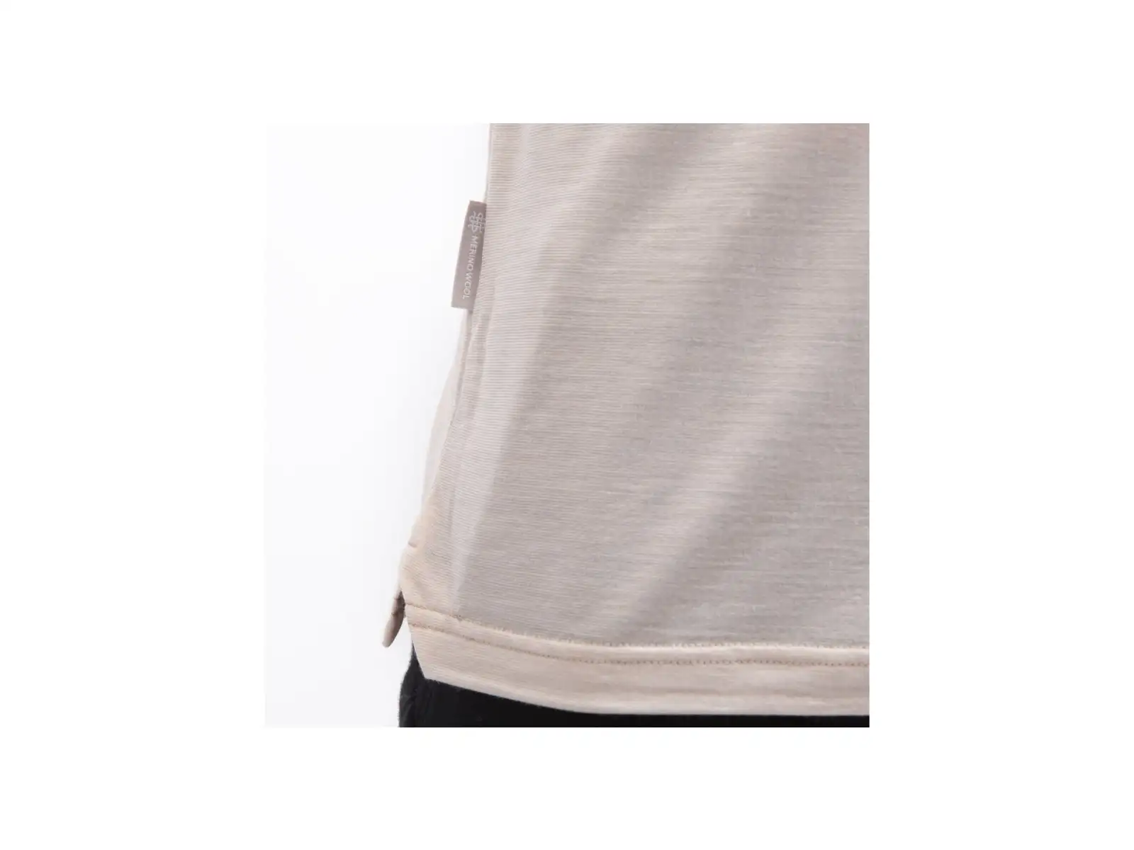 Sensor Merino Lite men's shirt short sleeve Mottled Beige